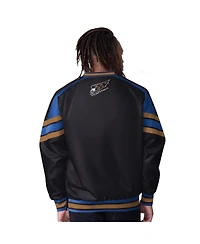 Starter Men's Black Washington Capitals Reliever V-Neck Pullover Jacket