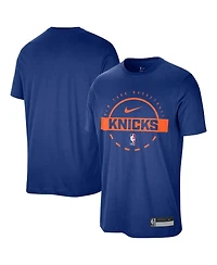 Nike Men's Blue New York Knicks 2025/26 On-Court Flare Performance Practice T-Shirt