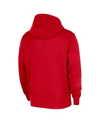 Nike Men's Red Houston Rockets 2025/26 Authentic Practice Club Pullover Hoodie