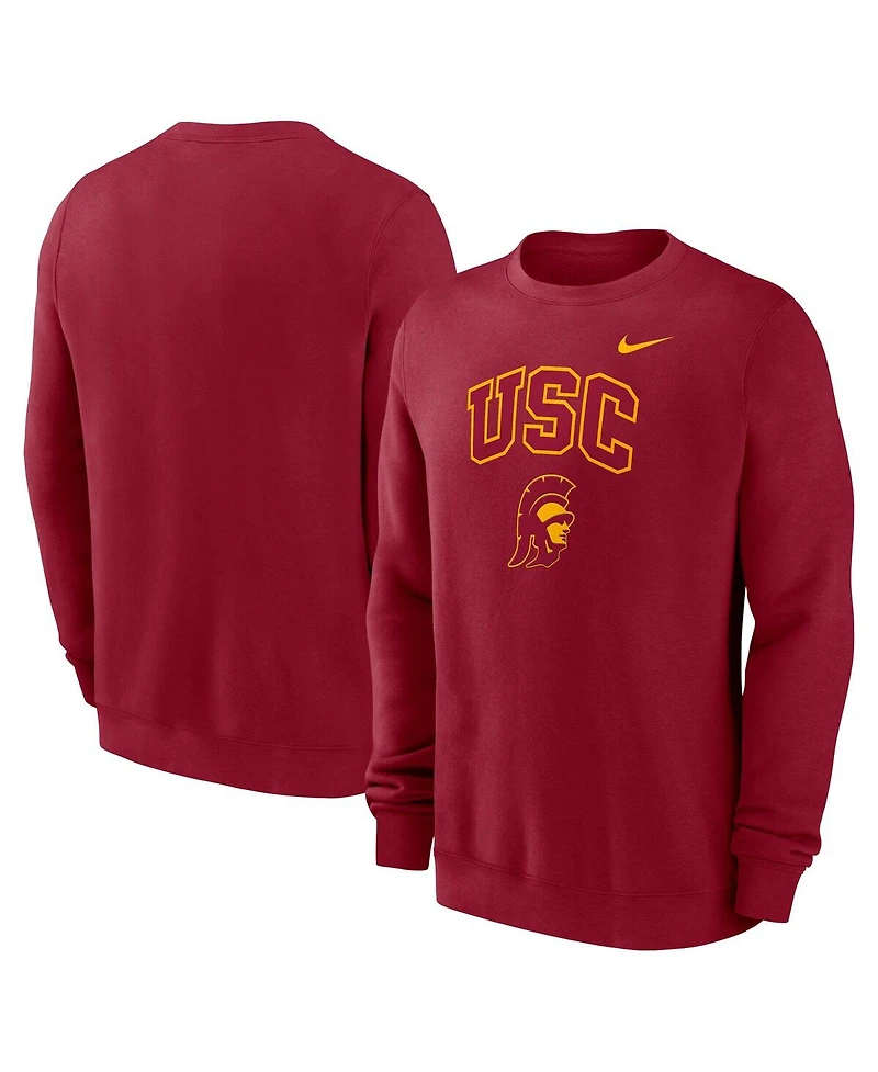 Nike Men's Cardinal Usc Trojans Arch Pullover Sweatshirt