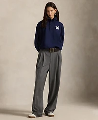 Polo Ralph Lauren Women's Vintage-Inspired Yankees Long Sleeve Pull-On Sweatshirt