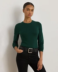 Lauren Ralph Women's Cotton-Blend Sweater