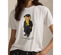 Polo Ralph Lauren Women's Holiday Bear Crew Neck T-Shirt