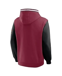 Fanatics Men's Wine/Black Cleveland Cavaliers Half Court Shot Clock Fastbreak Hoodie