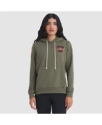 Nike Women's Olive Cincinnati Bengals 2025 Salute to Service Sideline Standard Issue Dri-fit Hoodie