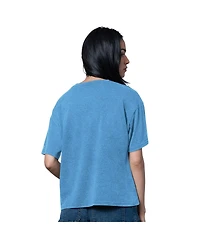 Starter Women's Light Blue Tennessee Titans Oversized Hall of Fame T-Shirt