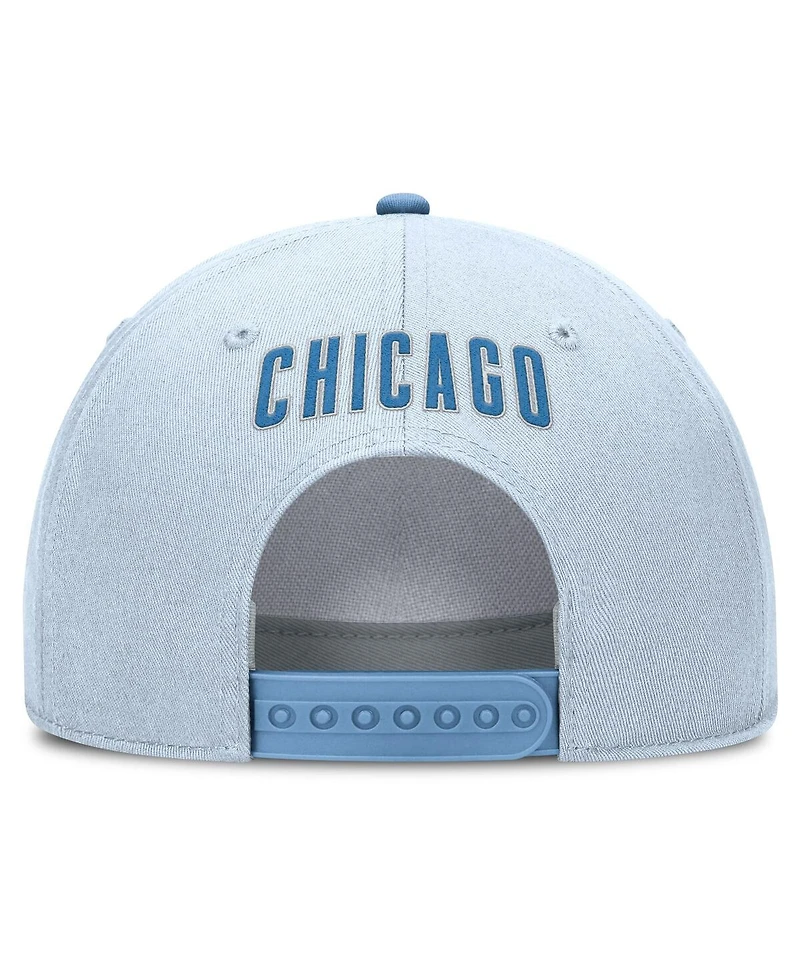 Nike Men's Light Blue Chicago Cubs Rise Dri-Fit Adjustable Hat