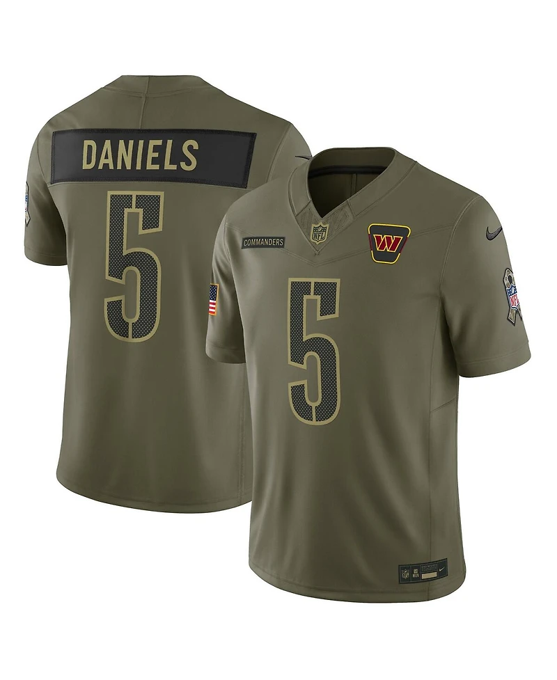 Nike Men's Jayden Daniels Olive Washington Commanders 2025 Salute to Service Limited Jersey