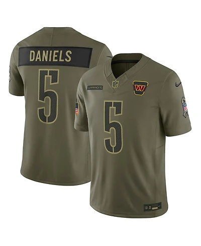Nike Men's Jayden Daniels Olive Washington Commanders 2025 Salute to Service Limited Jersey