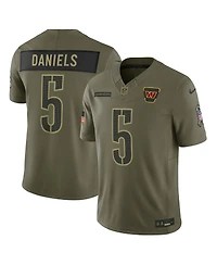 Nike Men's Jayden Daniels Olive Washington Commanders 2025 Salute to Service Limited Jersey