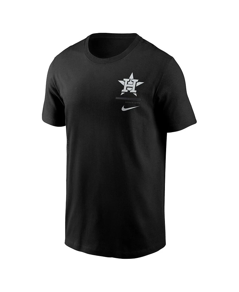 Nike Men's Black Houston Astros Bar Loading T-Shirt