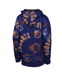Outerstuff Big Boys and Girls Purple Phoenix Suns Moving Violation Hoodie