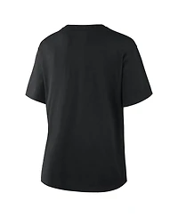 Fanatics Women's Black Boston Bruins Primary Logo Legacy T-Shirt