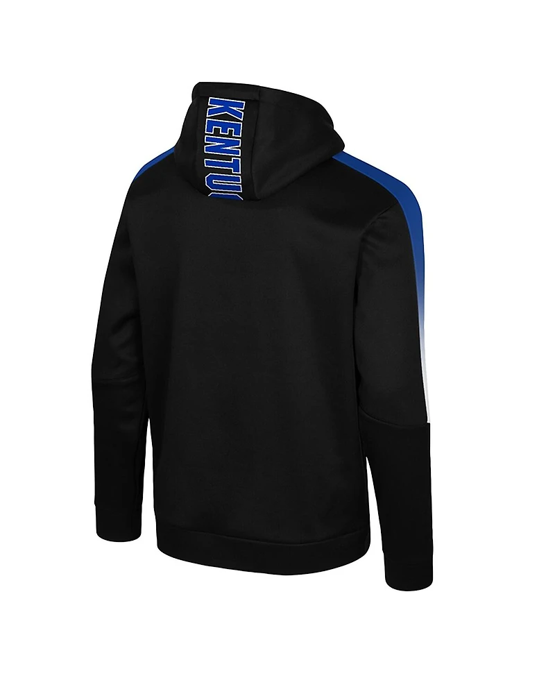 Colosseum Men's Black Kentucky Wildcats the Gang Blackout Hoodie