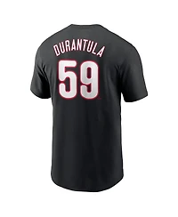 Nike Men's Jhoan Duran Black Philadelphia Phillies Name Number Player Nickname T-Shirt