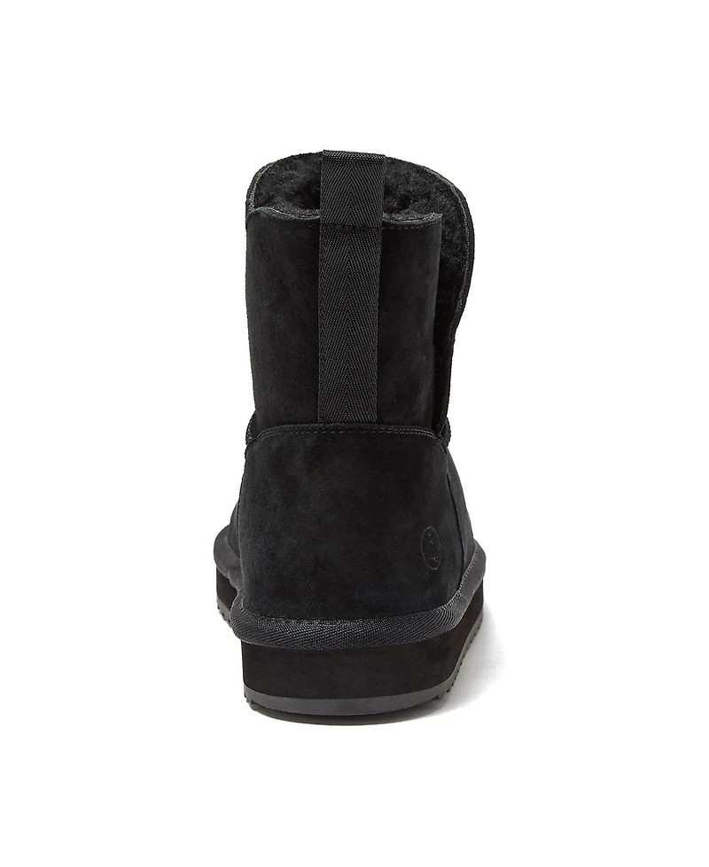 Lands' End Women's Lined Suede Indoor Outdoor Boots