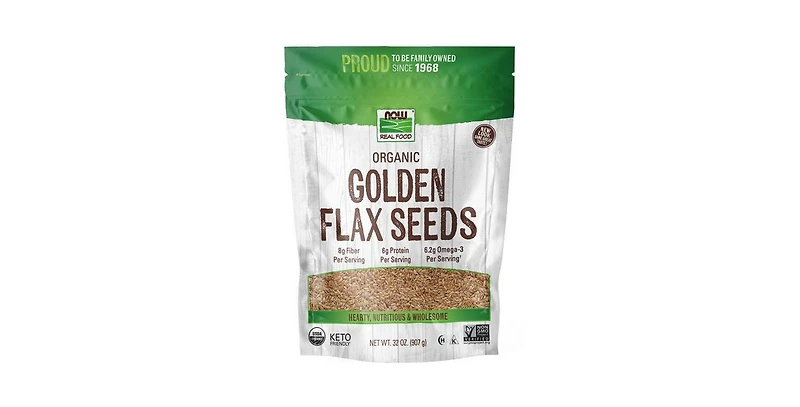 Now Foods Golden Flax Seeds, 2 lb