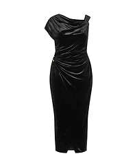 City Chic Women's Vivi Velour Midi Dress
