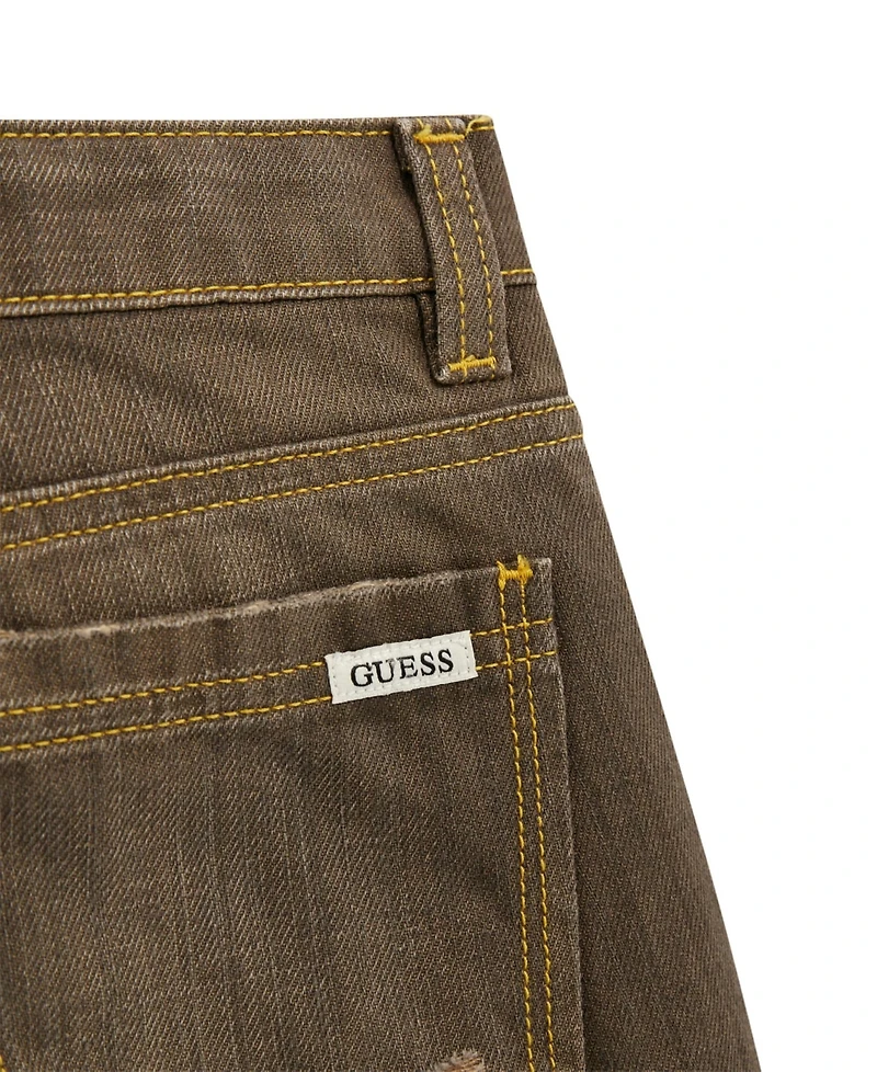 Guess Boys 8-18 Oversize Cargo Yarn Dye Denim Jeans