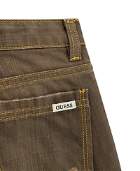 Guess Boys 8-18 Oversize Cargo Yarn Dye Denim Jeans
