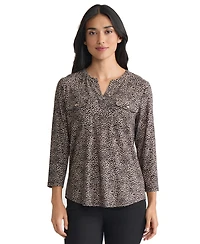Jones New York Women's V-Neck Top