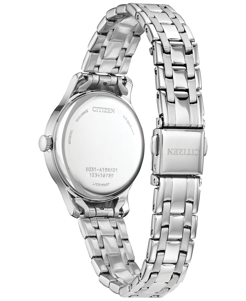 Citizen Eco-Drive Women's Classic Stainless Steel Bracelet Watch 31mm