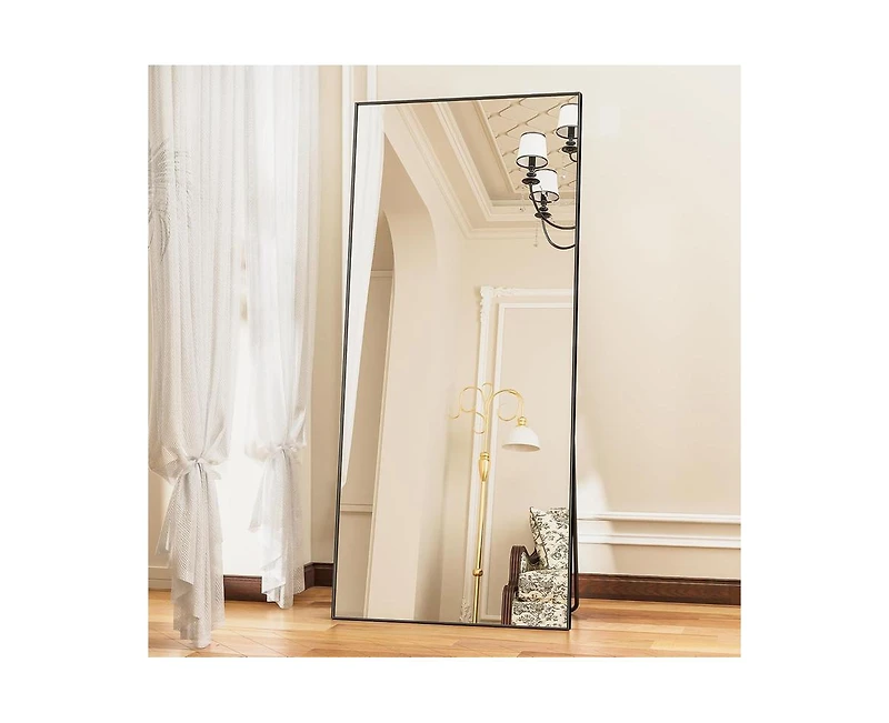 Antok Full Length Mirror 71"x30" Oversized Floor for Living Room Cloakroom Rect Style