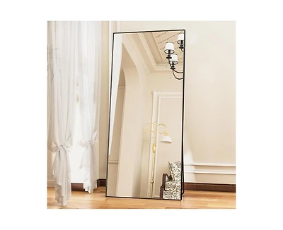 Antok Full Length Mirror 71"x30" Oversized Floor for Living Room Cloakroom Rect Style