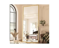 Antok Full Length Mirror 71"x30" Oversized Floor Mirror for Living Room Cloakroom Rect Style