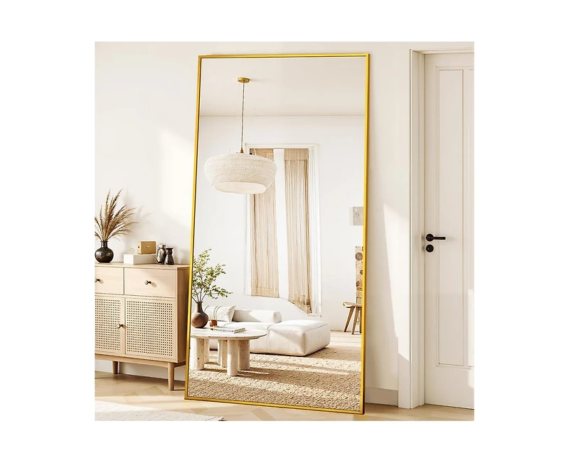 Antok Full Length Mirror 76"x34" Oversized Floor Mirror