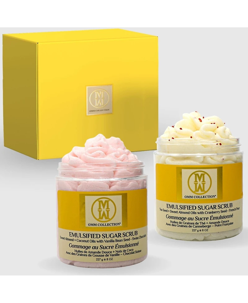 Omm Collection 2pc Sugar Scrub Set