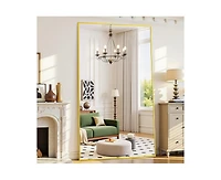 Antok Full Length Mirror 81"x41" Oversized Floor Mirror for Living Room Cloakroom Rect Style