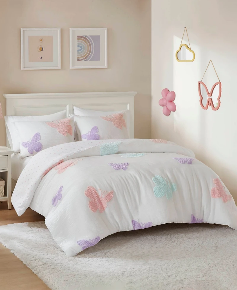 Intelligent Design Rio Textured 3-Pc. Duvet Cover Set, Full/Queen