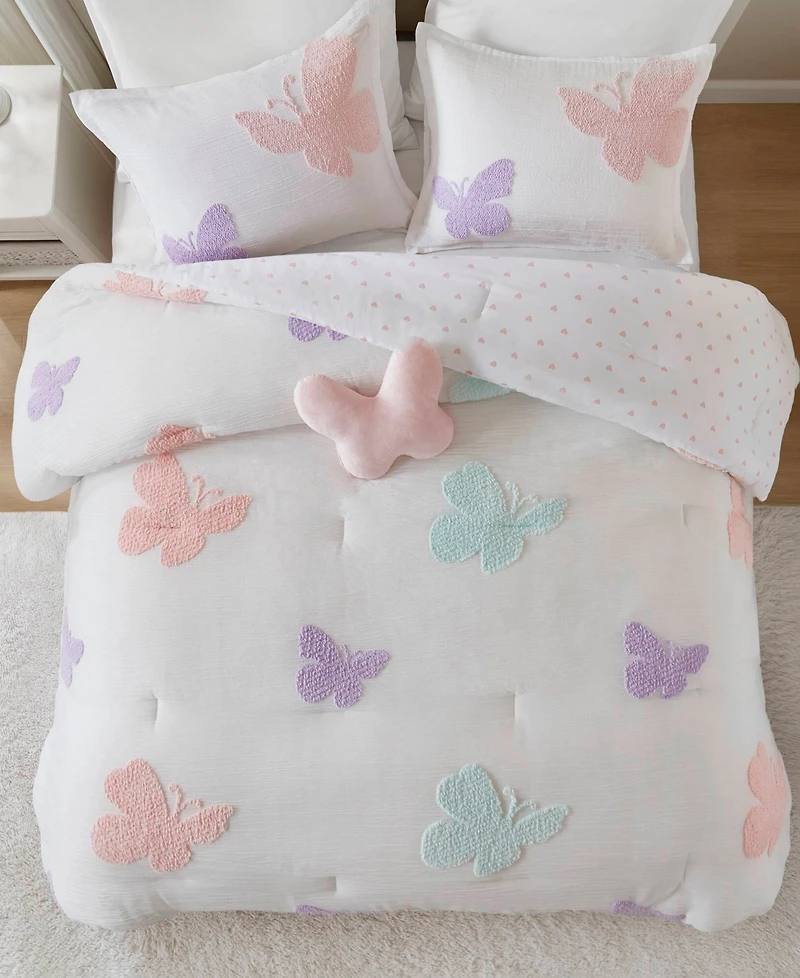 Intelligent Design Rio Textured 4-Pc. Comforter Set, Full/Queen