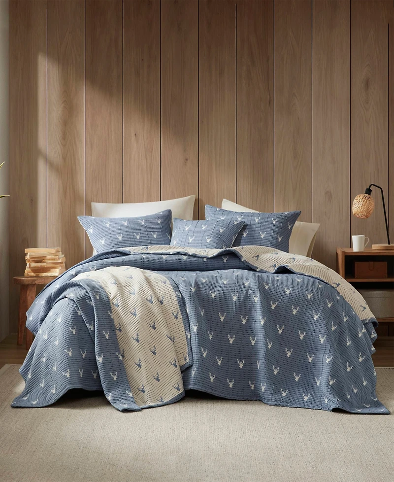 Woolrich Keystone Matelasse 3-Pc. Coverlet Set, King/Cal King