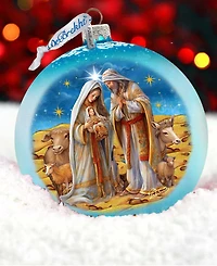 G. Debrekht Bethlehem's Miracle Glass Ornament