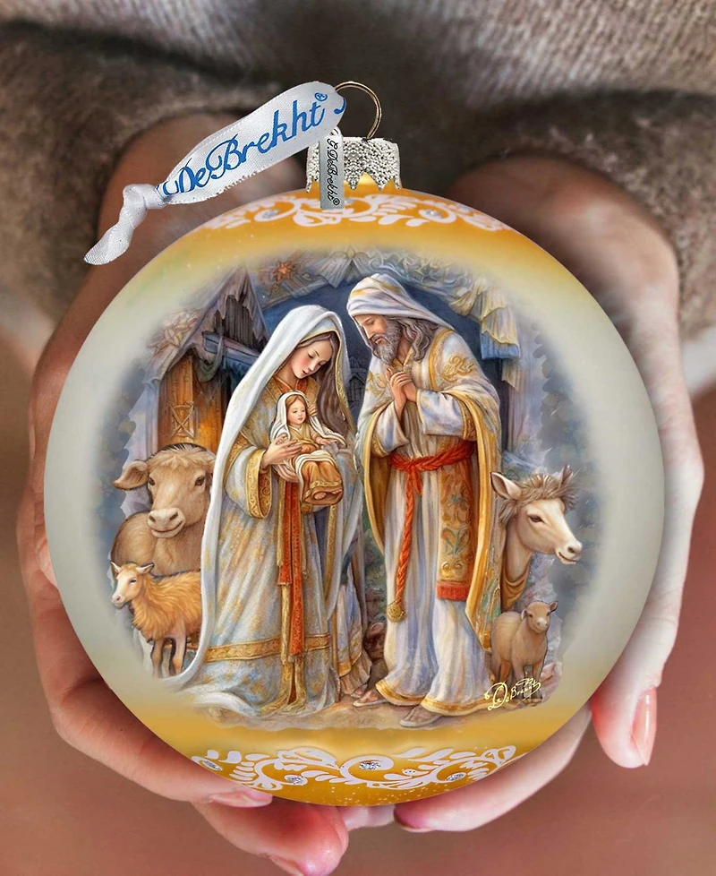 G. Debrekht Nativity Chronicles Le Glass Ornament