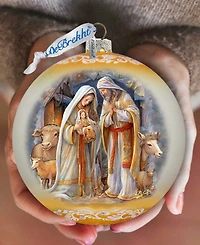 G. Debrekht Nativity Chronicles Le Glass Ornament