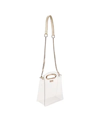 Packed Party Clear Stadium Crossbody Bag Women Fashion Clear Purse or Handbag Trendy Look for Ladies at Work, Travel, and Game Day