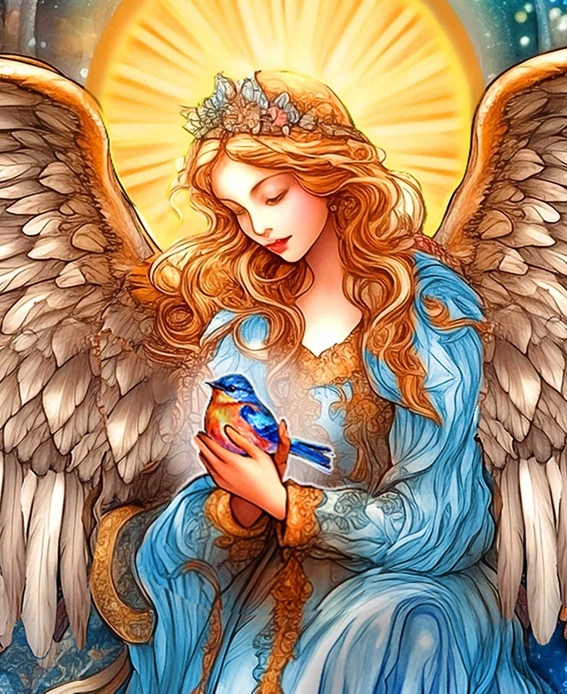 Designocracy Guardian Angel of Serenity Holiday Decor