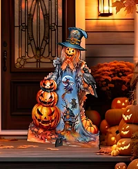 Designocracy Pumpkin Scarecrow Outdoor Decor