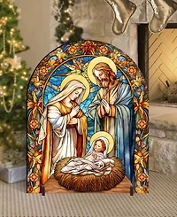 Designocracy Classic Nativity Outdoor Garden Decor