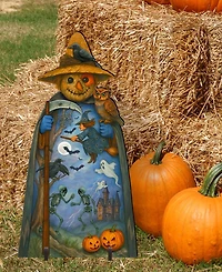 Designocracy Halloween Scarecrow Outdoor Yard Decor