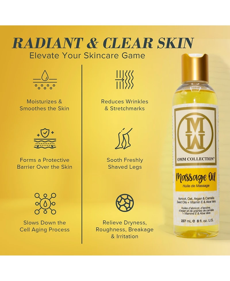 Omm Collection Massage Oil 8oz