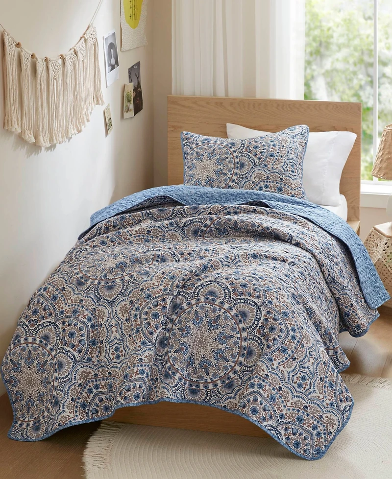 510 Design Valerie Boho Floral Reversible -Pc. Quilt Set