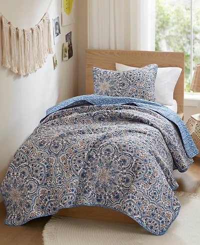 510 Design Valerie Boho Floral Reversible 2-Pc. Quilt Set, Twin