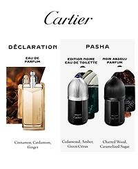 Cartier Mens 2-Pc. Pasha Edition Noire Eau De Toilette Gift Set