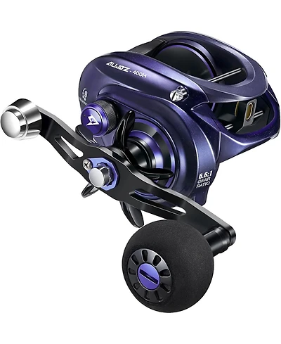Piscifun Alijoz 400 Baitcaster Fishing Reel, 38Lbs Max Drag Baitcasting Reel, 6.6:1/8.1:1 Gear Ratio, Freshwater and Saltwater Low Profile Casting Ree