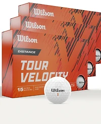Wilson Tour Velocity Distance Golf Balls - 15 Pack