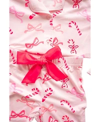 Sweet Wink Toddler Girls Peppermint Party Christmas Lounge Set
